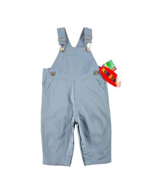 Rascals Light Blue Baby Overalls | 6M